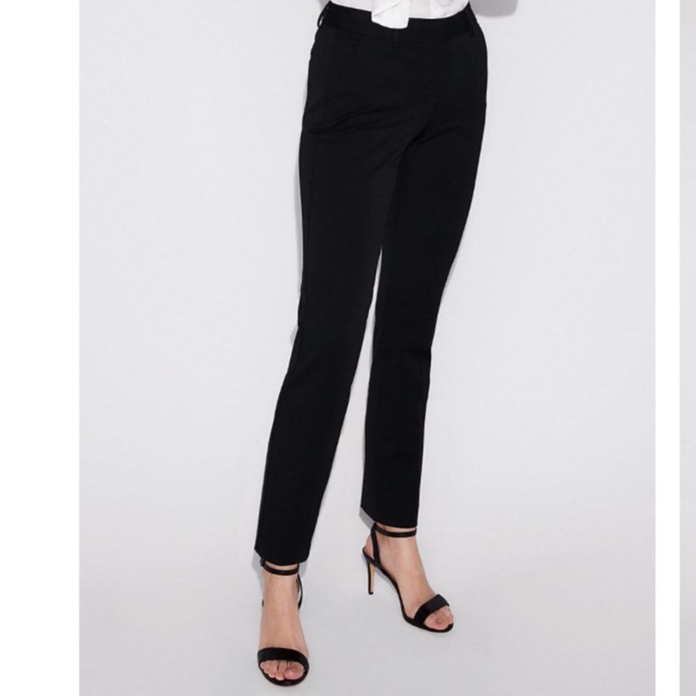 Express Ankle Mid Rise Dress Pant